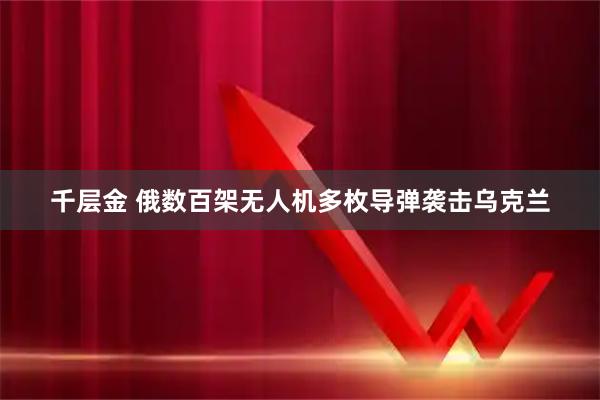 千层金 俄数百架无人机多枚导弹袭击乌克兰