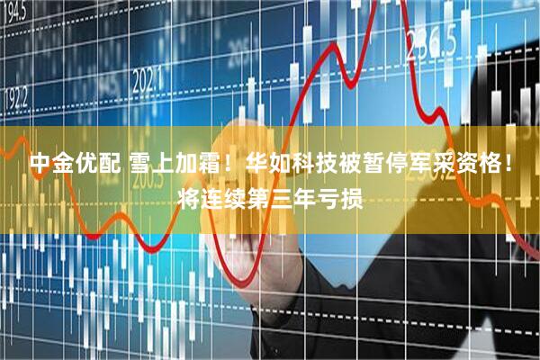 中金优配 雪上加霜！华如科技被暂停军采资格！将连续第三年亏损